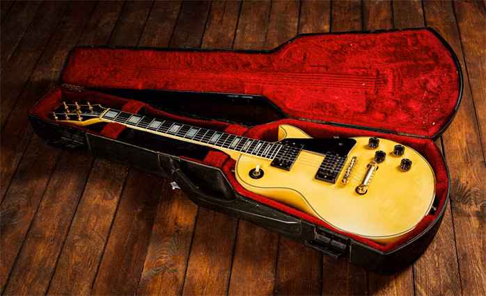 Gibson 1974 Les Paul Custom Olympic White - E-Gitarre