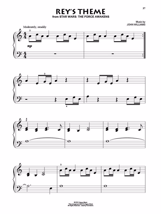 MS JOHN WILLIAMS FOR BEGINNING PIANO SOLO - Klaviernoten