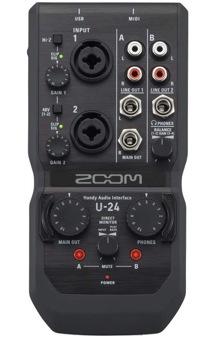 Zoom U-24 - USB-Soundkarte