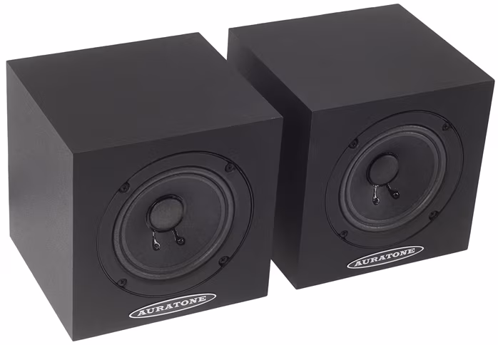 Auratone 5C Black Pair Active - Aktive Studiomonitore