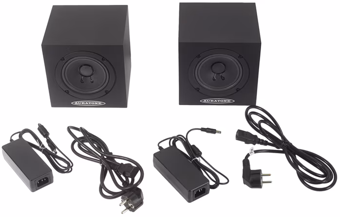 Auratone 5C Black Pair Active - Aktive Studiomonitore