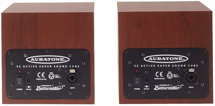 Auratone 5C Woodgrain Pair Active - Aktive Studiomonitore