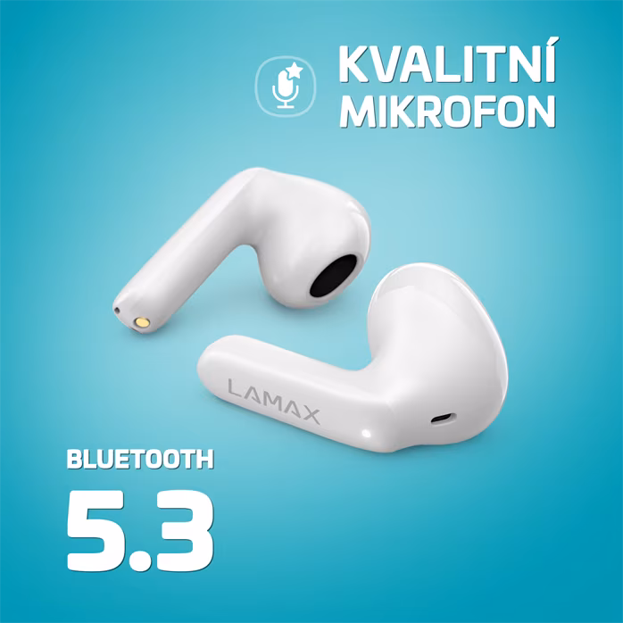 LAMAX Tones1 White - Wireless-Headset