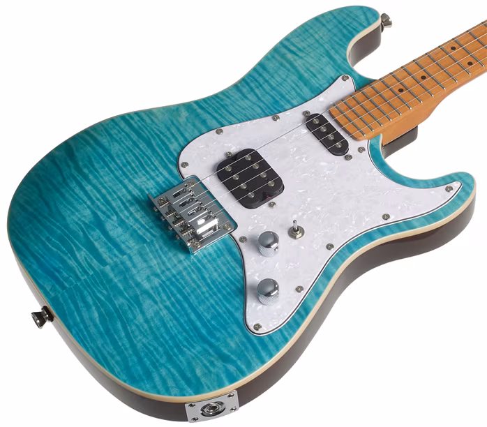 Flight Pathfinder Baritone OBL (ausgepackt) - E-Ukulele