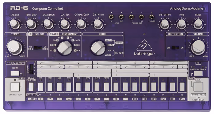 Behringer RD-6-GP - Drumcomputer