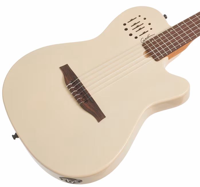 Godin Multiac Mundial Ozark Cream - Klassische elektroakustische Gitarre