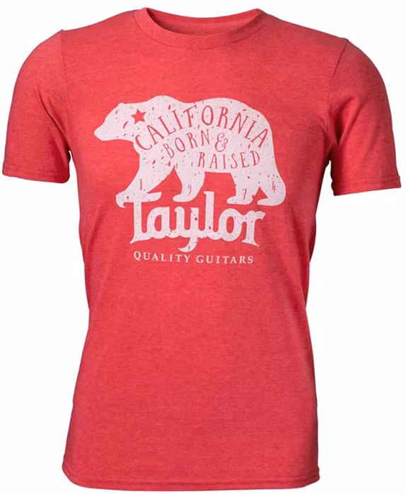 Taylor Men's SST CA Bear Heather Red XL - T-Shirt