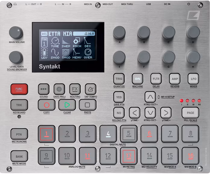 Elektron Syntakt E25 Remix Edition - Groovebox