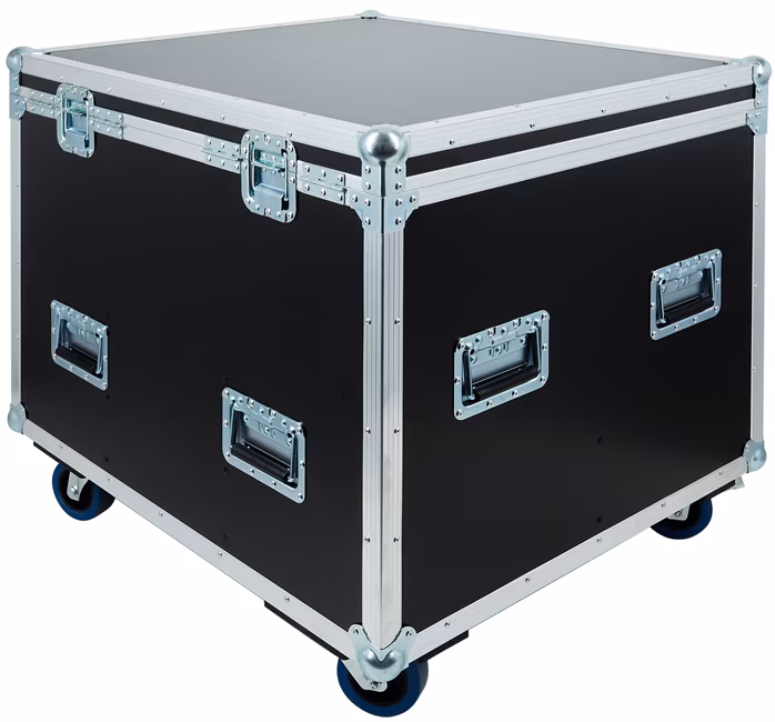 Razzor Cases 12x LED IP PAR 12x12W HCL in two floors of 6 pcs - Flight Case für Beleuchtung