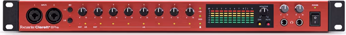 Focusrite Clarett+ 8Pre (ausgepackt) - USB-Soundkarte