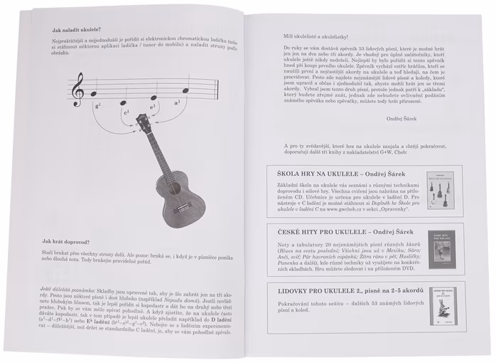 KN Lidovky pro ukulele na tři akordy - Ondřej Šárek - Ukulele-Schule für Anfänger