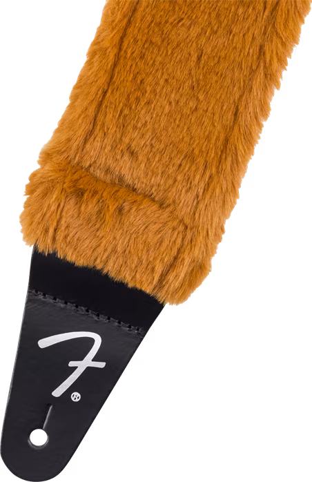 Fender Poodle Plush Strap Rust - Gitarrengurt