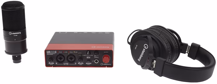 Steinberg UR22C Recording Pack Red - USB-Soundkarte