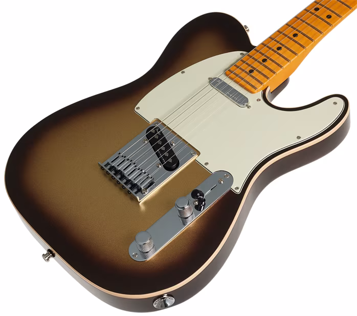 Fender American Ultra Telecaster MN MB - E-Gitarre