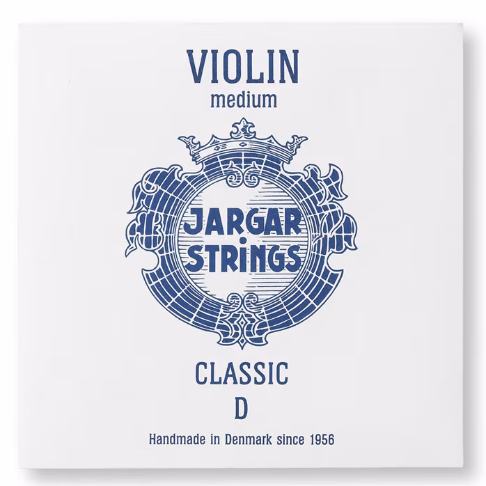 Jargar Violin Classic, D, Ball, Blue, Single - Geigensaiten