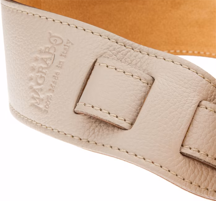 Magrabò Holes HS Colors Ivory 6 cm - Gitarrengurt