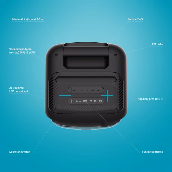 LAMAX PartyKing1 Play - Mobiler Wireless Lautsprecher