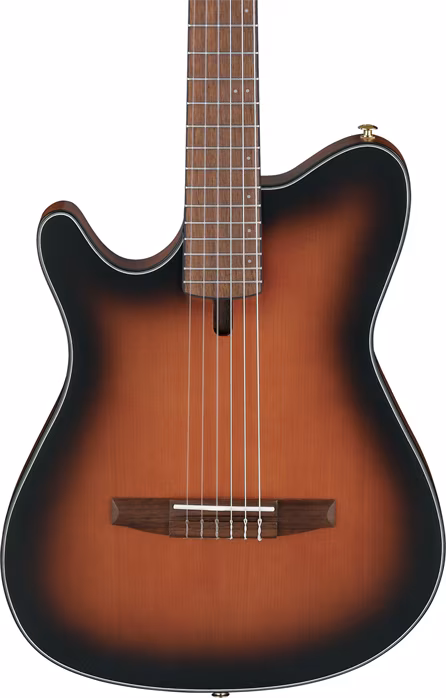 Ibanez FRH10NLF Brown Sunburst - Linkshänder elektroakustische klassische Gitarre