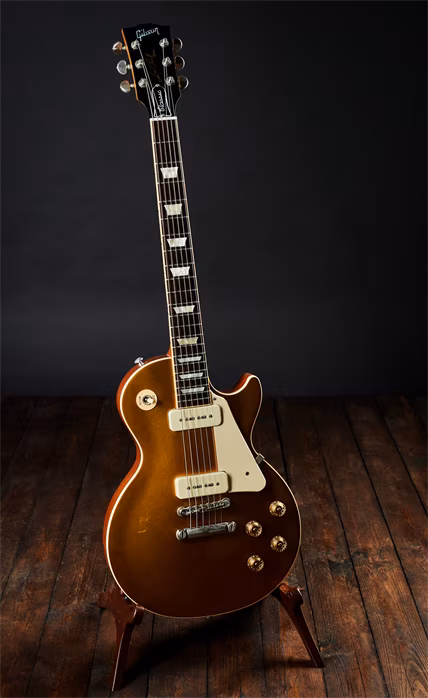 Gibson 2018 Les Paul Classic P90 Goldtop - E-Gitarre