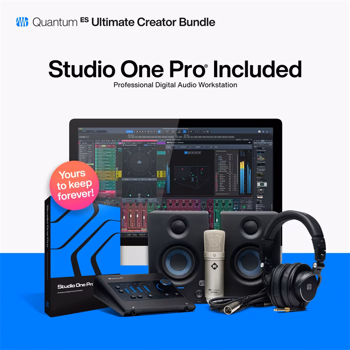 PreSonus Quantum ES Ultimate Bundle - Package für Homerecording