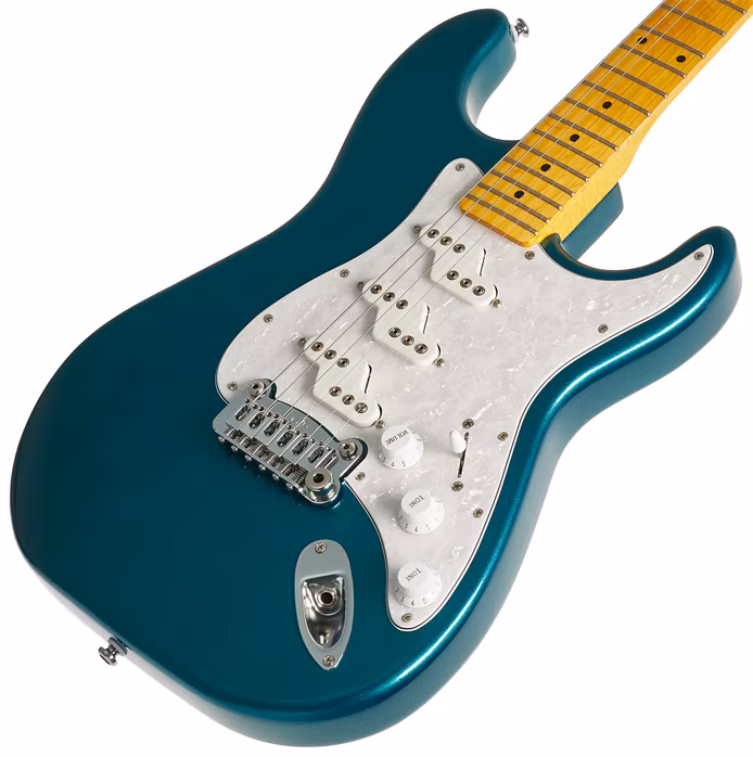 G&L Tribute Comanche Emerald Blue MP - E-Gitarre