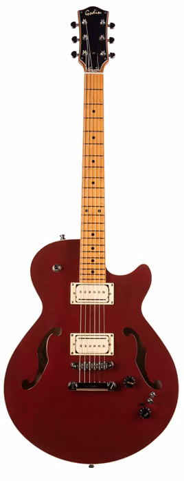Godin Montreal Premiere Pro Aztek Red - Semiakustische Gitarre