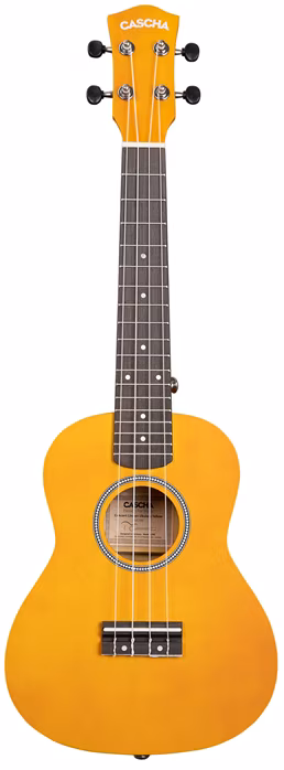 Cascha CUC105 Concert Linden Yellow - Akustische Ukulele
