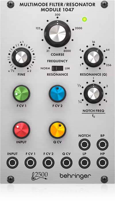 Behringer MULTIMODE FILTER / RESONATOR MODULE 1047 - Eurorack-Modul