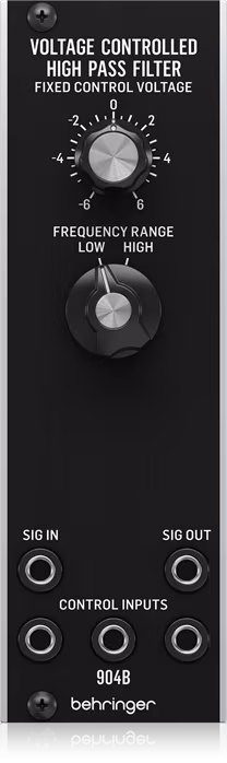 Behringer 904B VOLTAGE CONTROLLED High-PASS FILTER - Eurorack-Modul