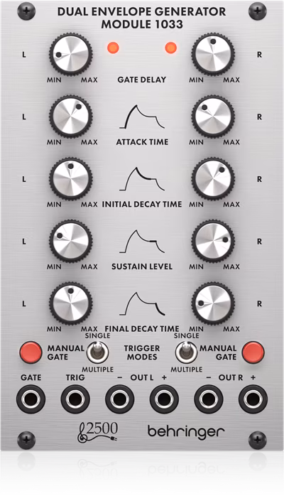 Behringer DUAL ENVELOPE GENERATOR MODULE 1033 - Eurorack-Modul