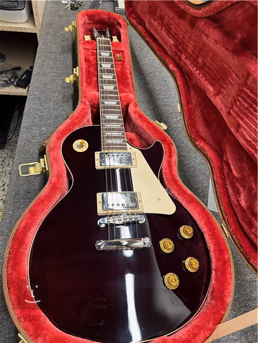 Gibson Les Paul Standard 50s Figured Top Translucent Oxblood (ausgepackt) - E-Gitarre