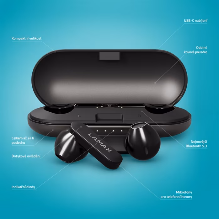 LAMAX SteelTones1 - Wireless-Headset