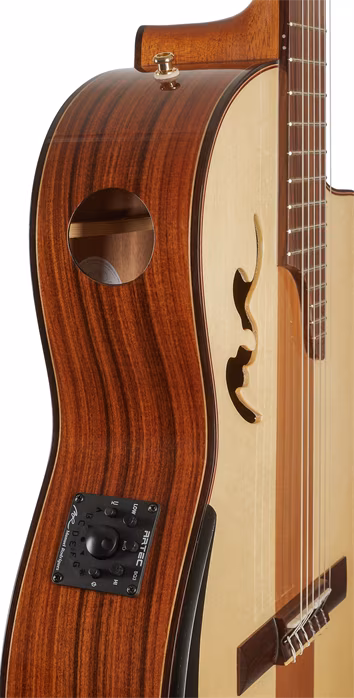 Manuel Rodriguez Café Cortado Cutaway Santos Rosewood - Klassische elektroakustische Gitarre
