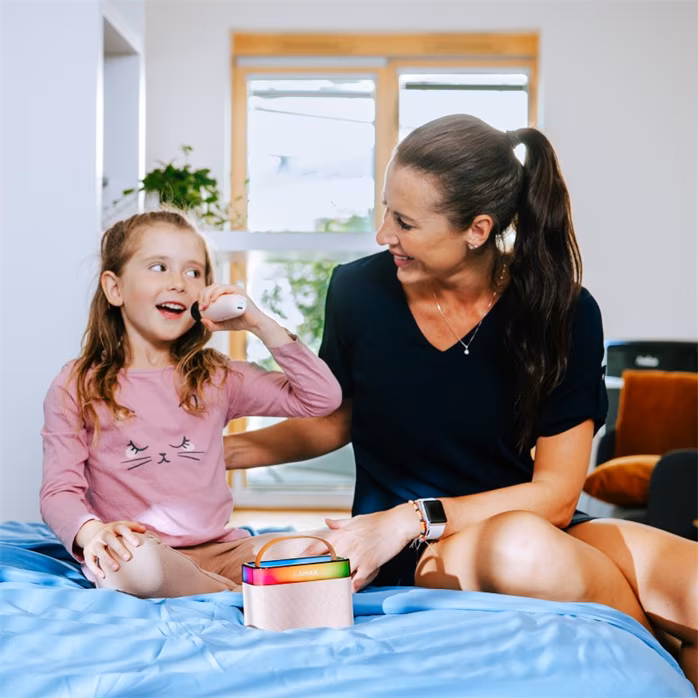 LAMAX KaraokeKid1 Pink - Mobiler Wireless Lautsprecher