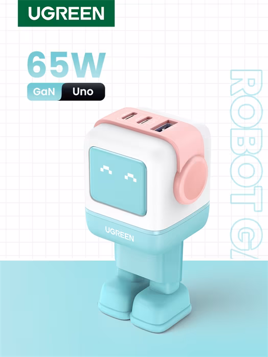 Ugreen Quick Charger 35855 Nexode RG 65W 3-Port GaN EU - Ladegerät
