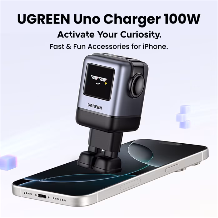 Ugreen 45515B Nexode RG 100W GaN Quickcharger EU - Ladegerät