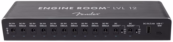 Fender LVL12 ENGINE ROOM BLACK EURO - Multiadapter