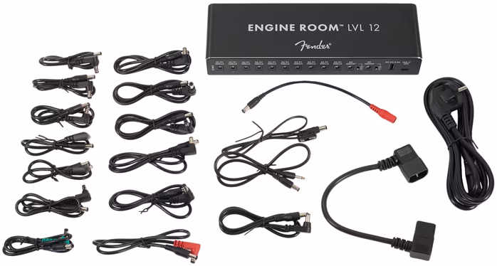 Fender LVL12 ENGINE ROOM BLACK EURO - Multiadapter