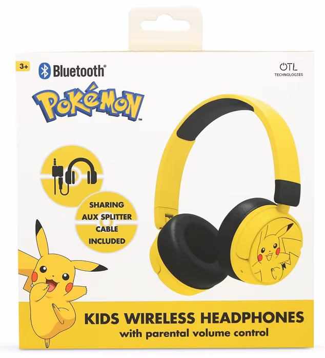 OTL Pokémon Pikachu Kids Wireless Headphones - Wireless-Headset