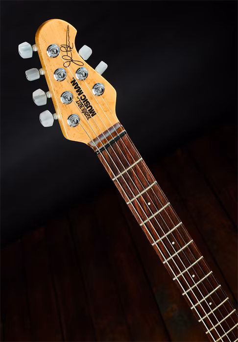 Music Man 2004 Petrucci JP6 Black - E-Gitarre