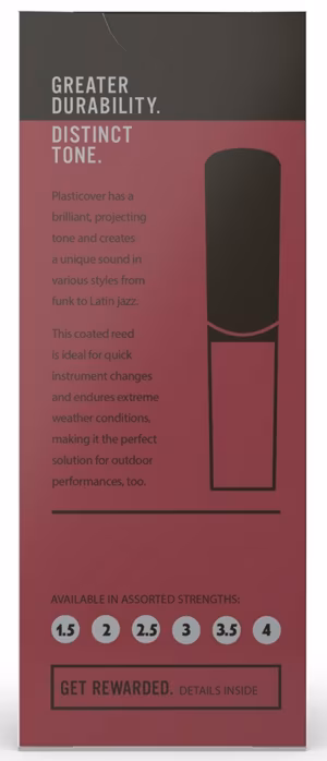 D'Addario Rico Plasticover Tenor Sax 3 - Saxophonblätter