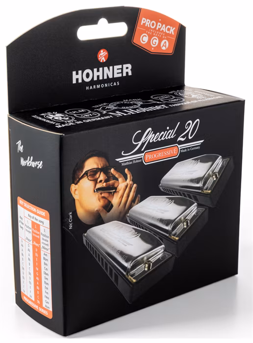 Hohner Special 20 ProPack (C-, G-, A-major) (ausgepackt) - Mundharmonika-Set
