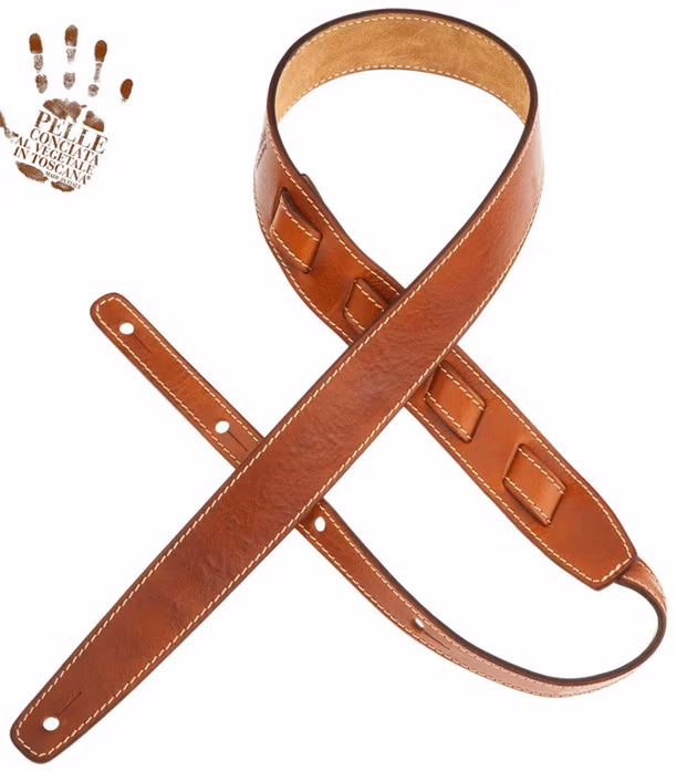 Magrabò Holes HS W4 Stone Washed Brown 4 cm - Gitarrengurt