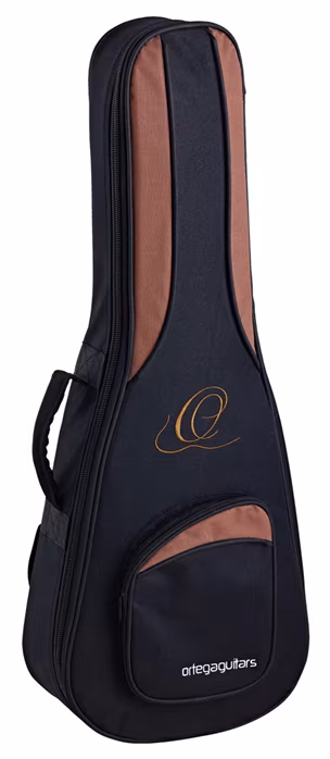 Ortega Pro Mini Travel Guitar Bag Black/Brown - Case für akustische Gitarre