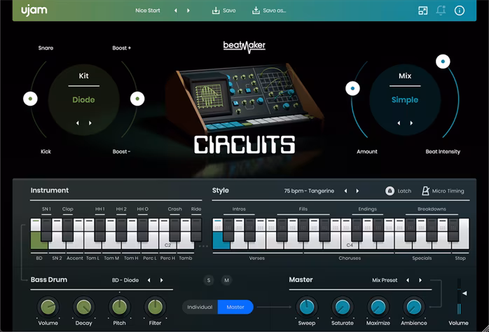 UJAM CIRCUITS - Software