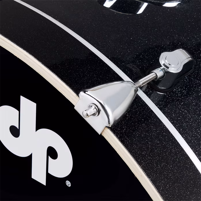 PDP Mainstage Black Sparkle Rock Set - Schlagzeug mit Becken