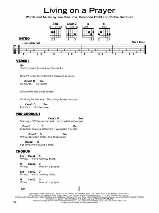 MS Hard Rock - Really Easy Guitar - Gitarrennoten