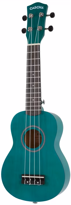 Cascha HH 3971 Soprano Ukulele Bundle Blue - Ukulele Set