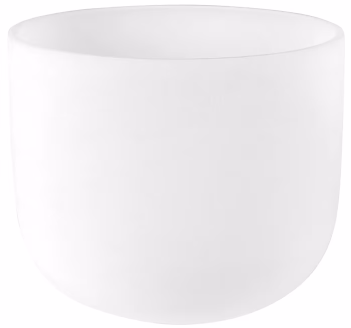 Sela 13" Crystal Singing Bowl Frosted D - 440 Hz - Tibetische Schüssel