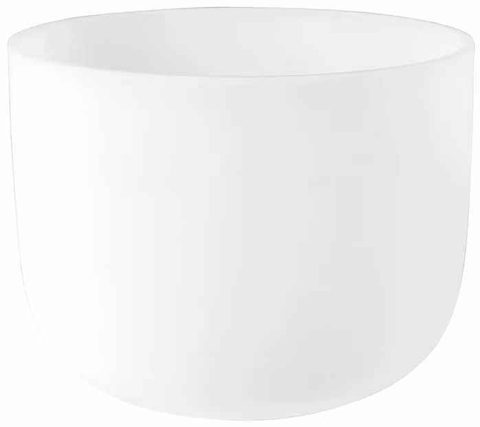 Sela 14" Crystal Singing Bowl Frosted C - 440 Hz - Tibetische Schüssel